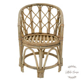 Rustic Cane Chair | Natural Finish